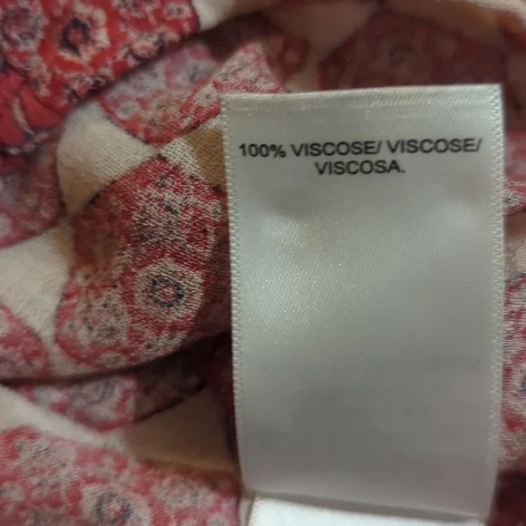 Lucky Brand Pink Patterned Blouse - Picture 10 of 10